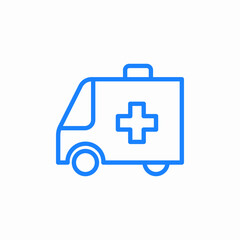 emergency medical response icon sign vector