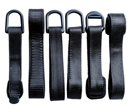 Utility straps for gear product neutral isolated on transparent background