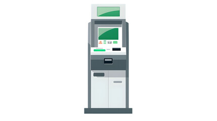 Professional Ticket Machine Icon in Bicolor Flat Vector Style for Business Uses