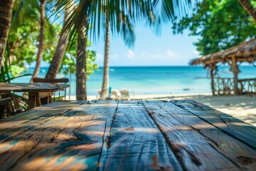 Beachfront Restaurant Dining Room With Ocean View in Curacao