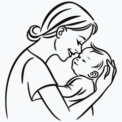 Would you like alternative versions with a different focus, like silhouette style or emphasizing the parent-child bond?