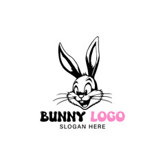Rabbit Bunny Logo Vector Illstration