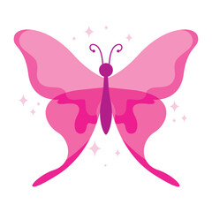 Colored butterfly wings. Vector