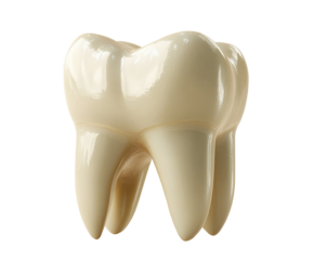Dental care action tooth model clinic educational content clean isolated on transparent background