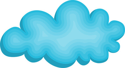 Blue Cloud in the Sky
