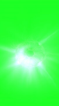 Aura Chakras And Healing Energy on green screen vertical video