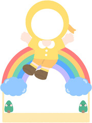 유치원 어린이집 어린이날 신학기 이름표 어린이날 이름표 얼굴합성도안 이름표 일러스트