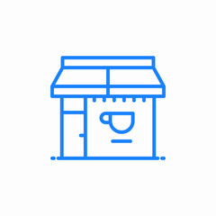 coffee house icon sign vector
