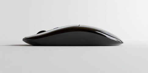 Ergonomic computer mouse design has become increasingly modern, characterized by a sleek black exterior and an angled profile that supports extended use