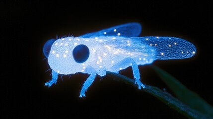 Microscopic Fluorescent Insect