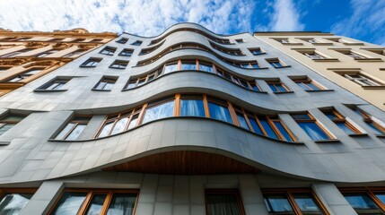 Prague: Beautiful 19th-20th century architecture.