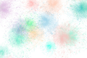 カラフルな飛沫の背景