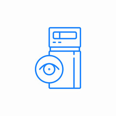 server monitoring icon sign vector