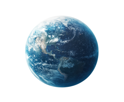 Earth from space a scientific exploration of our cosmic home isolated on transparent background