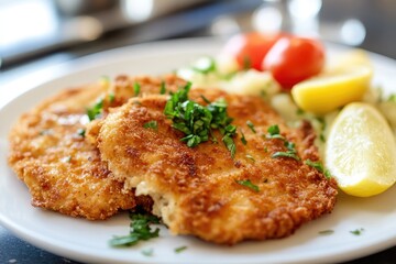 Schnitzel. AI generated illustration.