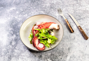 Octopus salad