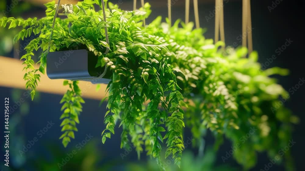 Poster a unique and stylish way to add some greenery to any room, these lush plants are suspended from the 