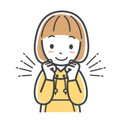 ワクワクする女の子