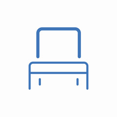 seat chair furniture icon sign vector