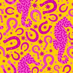 Christmas animals seamless horse pattern for wrapping paper and fabrics