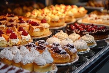 World Pastries. AI generated illustration.