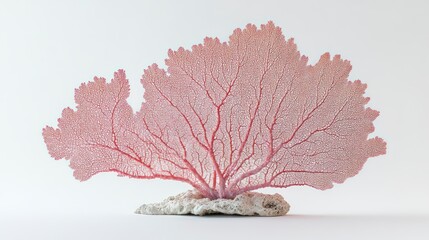 Intricate Coral Structure on a Rock Base Underwater Life Marine Ecosystem Nature Photography