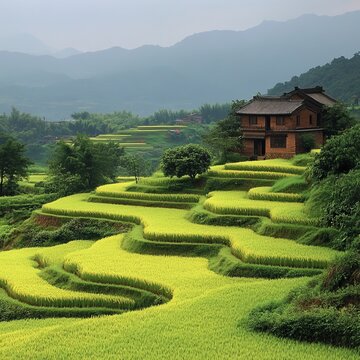 Taiwan: Yuli rice paddies.