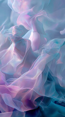 Colorful smoke on black.Al generated art illustration.