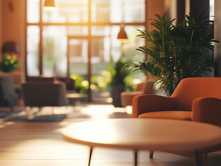 Modern living room.Al generated art illustration.