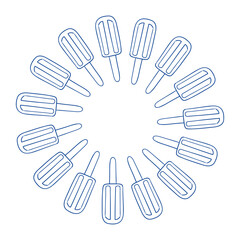 Cupcakes arranged in a circle for a festive dessert display at a celebration