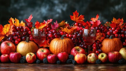 Autumnal Harvest Display