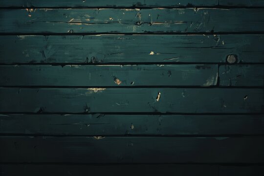 Textured, dark teal wooden planks in horizontal rows.