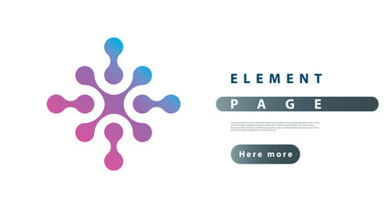 Modern molecules connect design. Abstract tech background. Futuristic design. Technology trendy banner