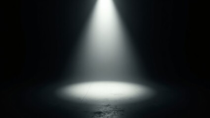 Dramatic spotlight illustration