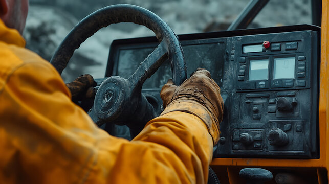 Operator in Industrial Vehicle