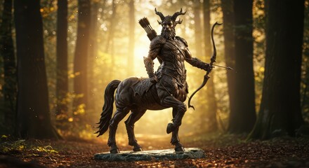 Centaur With Bow Forest 