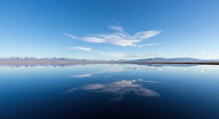 Mountain Lake Reflection Landscape Serenity