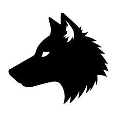 Stylized Wolf Graphic Illustration