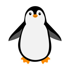 Cute Cartoon Penguin Illustration