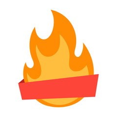 Hot sale badge banner promotion