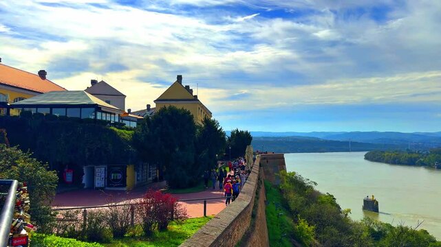  The Danube River in Belgrade, Serbia, is where history, nature, and urban life converge in breathtaking harmony. High quality 4k footage