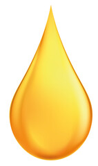 yellow drop of oil