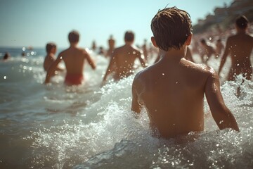 Summer frolicking on Xiaoshu Beach