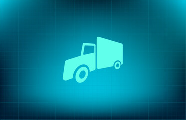 Vector illustration on a blue checkered background.