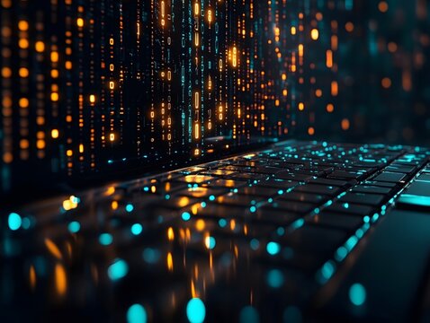 Flickering code on the computer screen