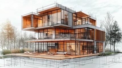 Modern Architectural Design: Luxurious Glass House