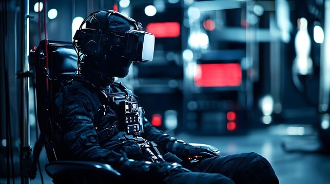 Immersive experience of users wearing vr devices