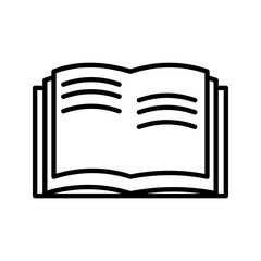 open book with lightbulb, concept new knowledge, creative idea, vector illustration on white background.