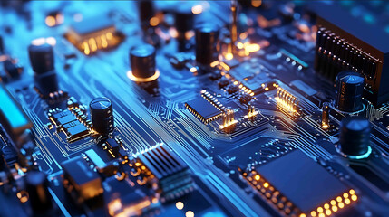 photo of supply chain of an electric component manufacturing company