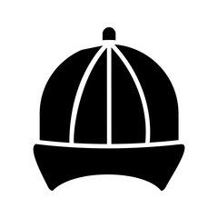 Cap icon . Vector illustration on a white background.